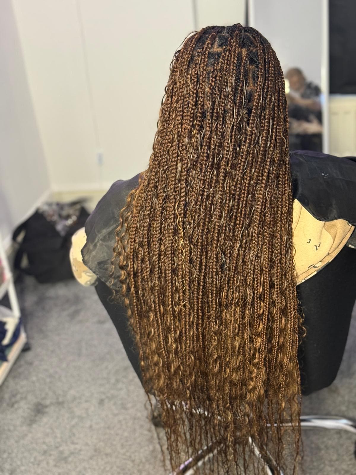 Ombre box braids
